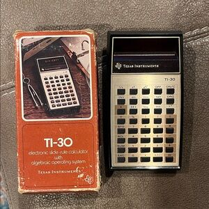 Texas Instruments TI-30 Silver and Black Calculator